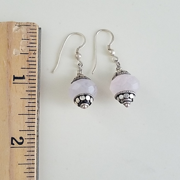 Handmade drop earrings - Picture 2 of 4